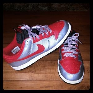 Nike Dunk Low Varsity Red Silver 